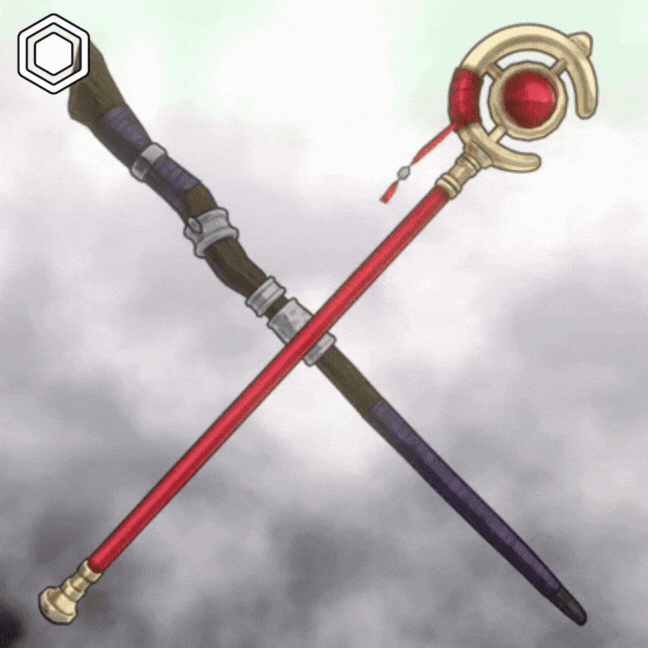 Journey's End Staves | VR Chat Assets + Blend File