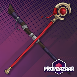 Journey's End Staves | VR Chat Assets + Blend File