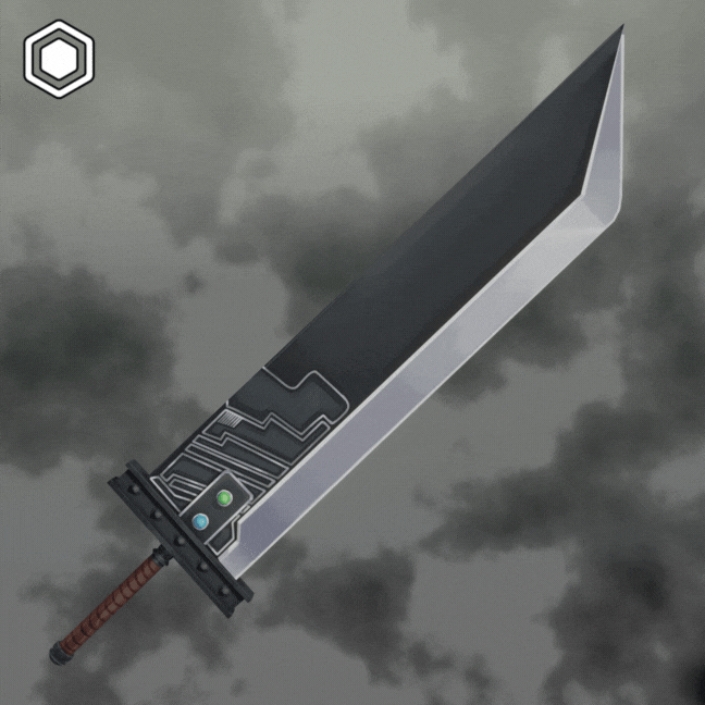 Busted Blade | VR Chat Assets + Blend File