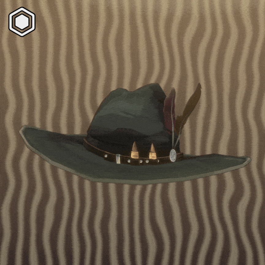 Desperado Hat | VR Chat Assets + Blend File
