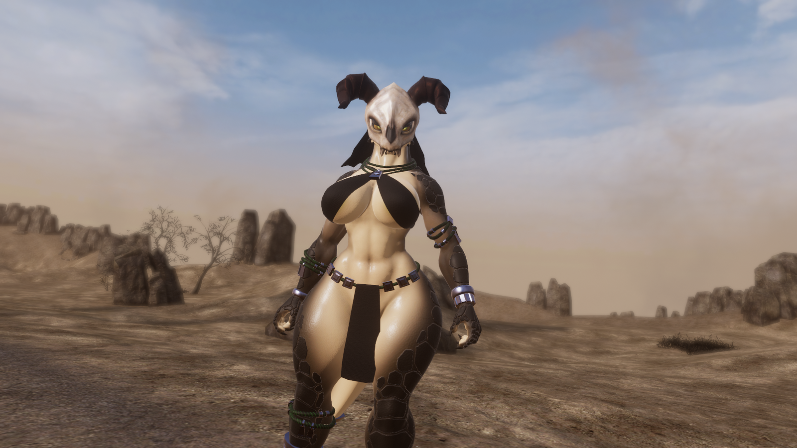 Deathclaw Saurus Texture + Skull Mask