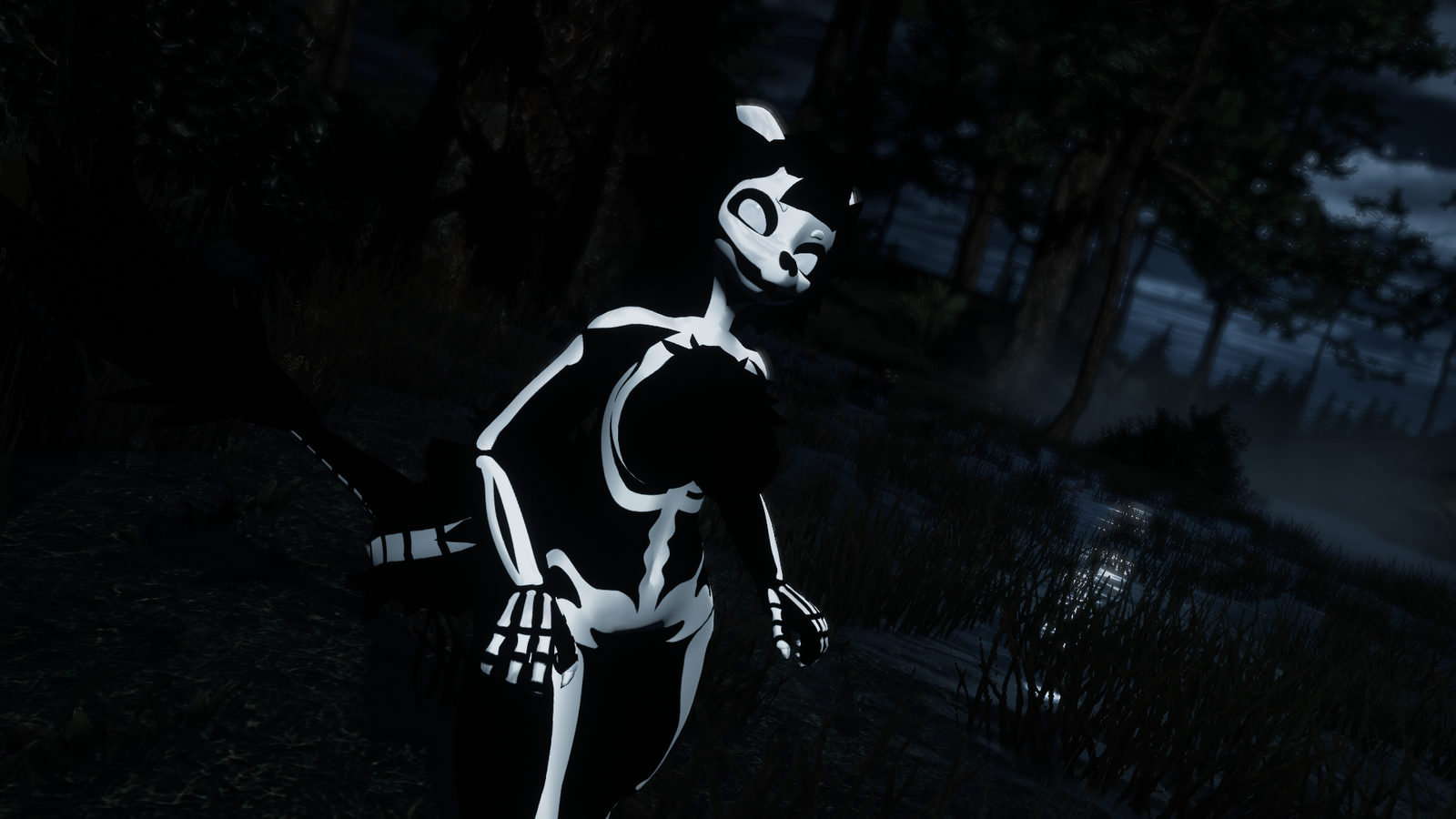 Skeleton Body Painting Delphy Kobo Decal