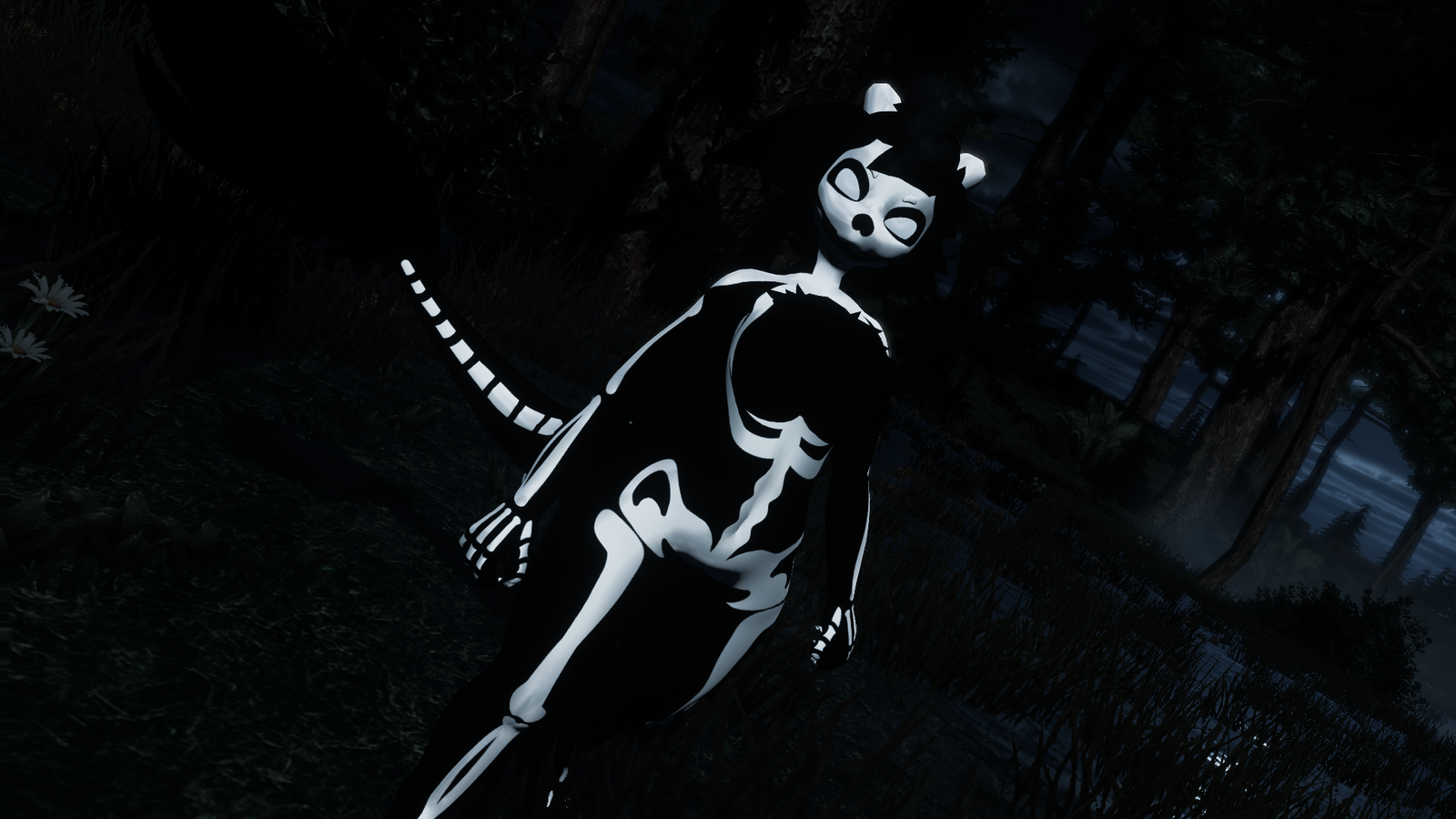 Skeleton Body Painting Delphy Kobo Decal