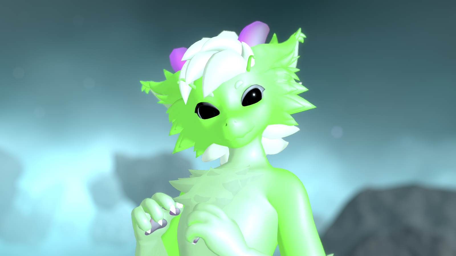 Glorp Alien Delphy Kobo Texture