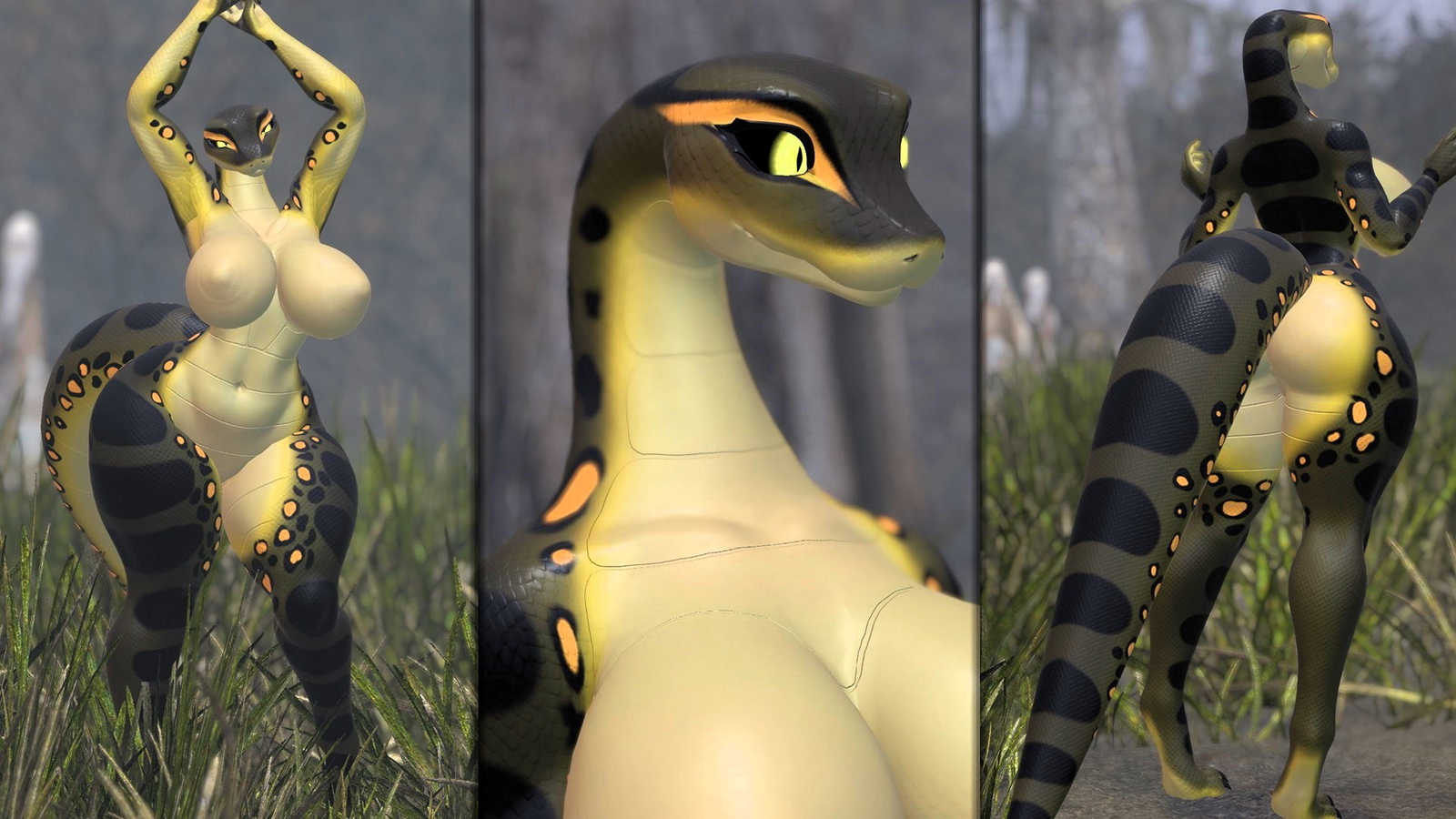 Anaconda Lily the Snake Texture