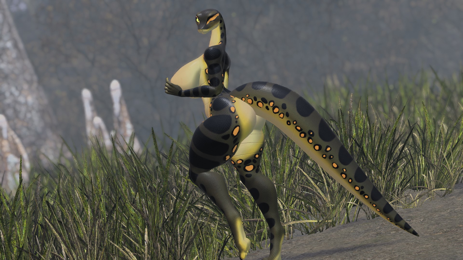 Anaconda Lily the Snake Texture