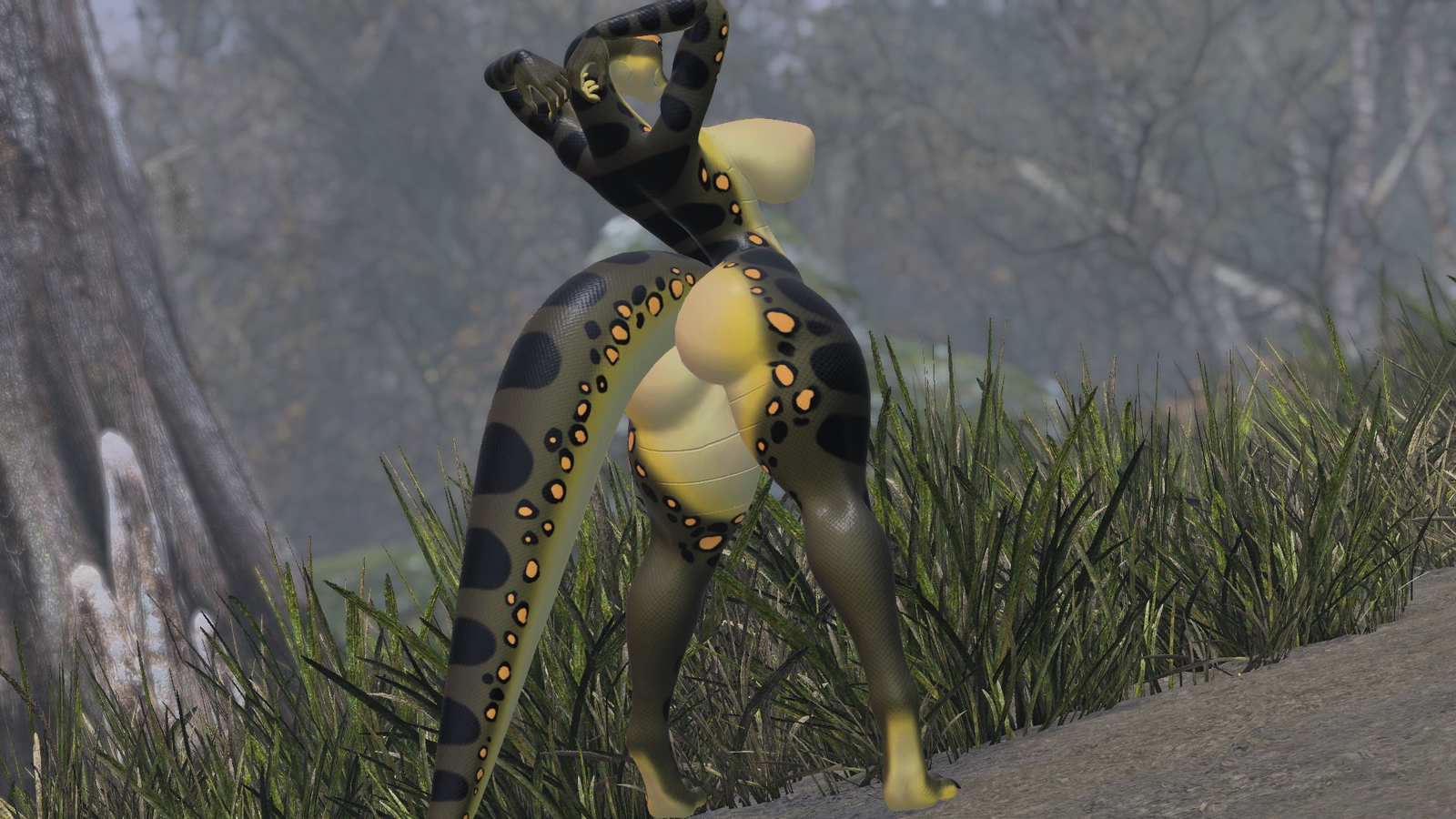 Anaconda Lily the Snake Texture