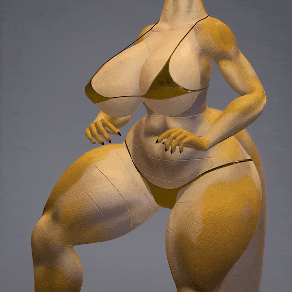 Lily the Snake Muscles Normals + Decals