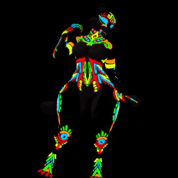 Legato Rave Paint / Tattoo Decal