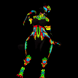 Legato Rave Paint / Tattoo Decal