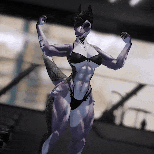 Punk(ish) Raptor Lady Muscles Normal + Decals