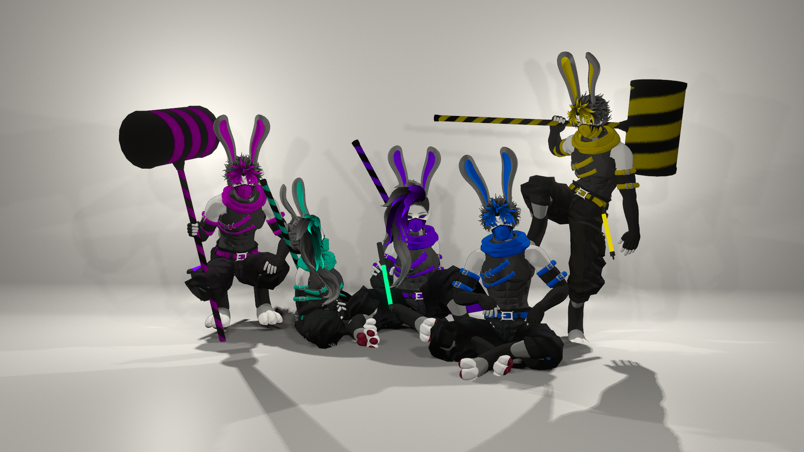 matching bunny avatars