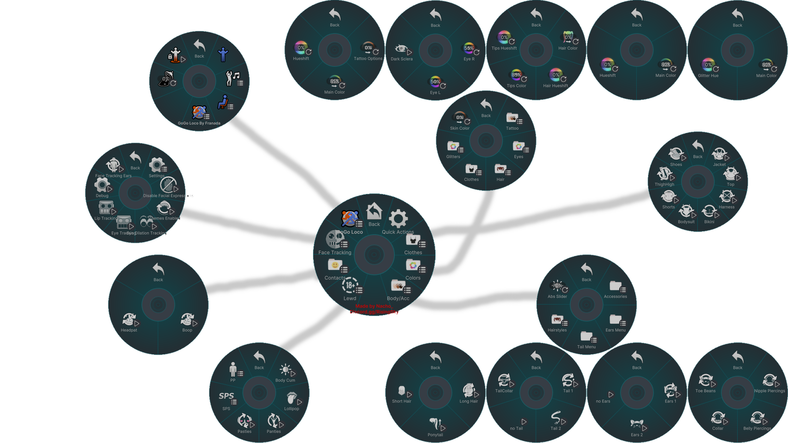 VRChat: Skylar Rework - Contacts - VRCFT - GoGoLoco - More~
