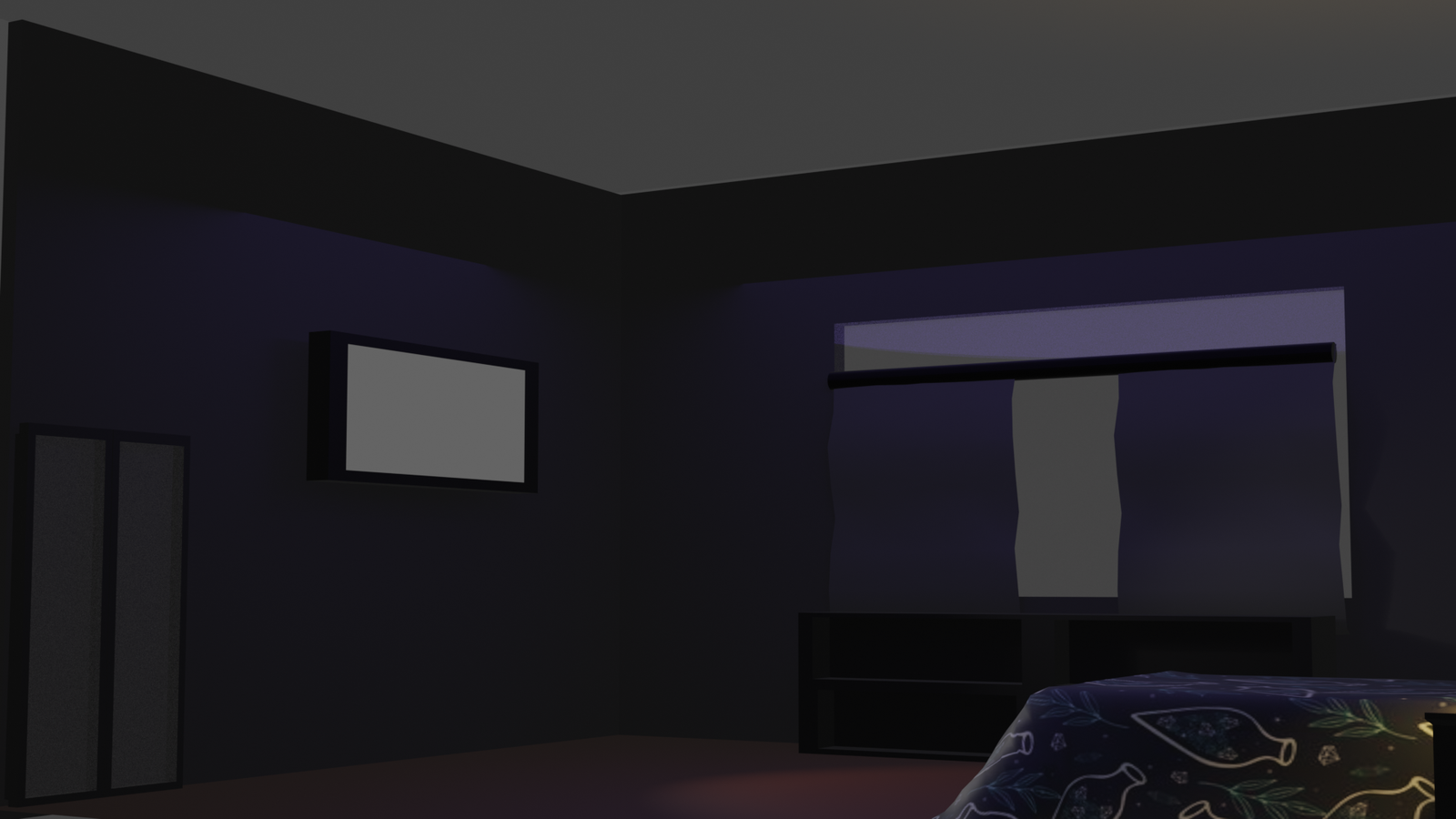 Simple Bedroom Scene