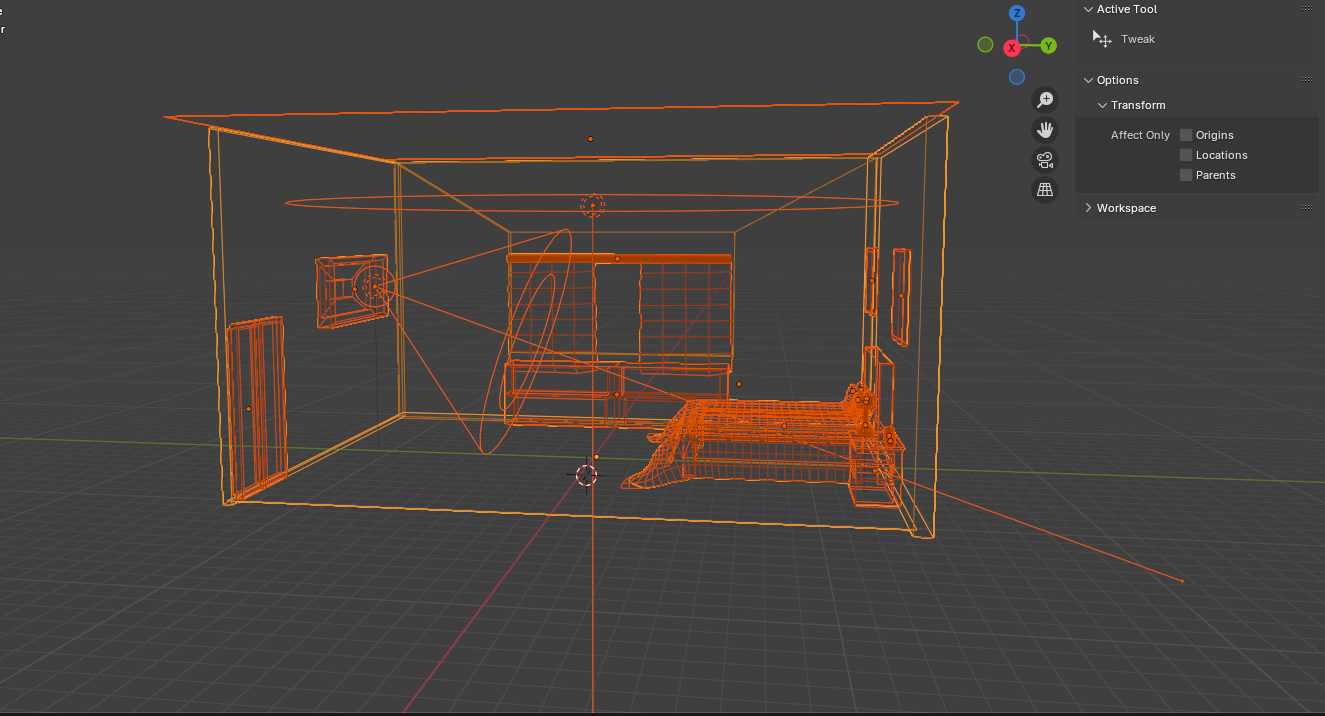 Simple Bedroom Scene