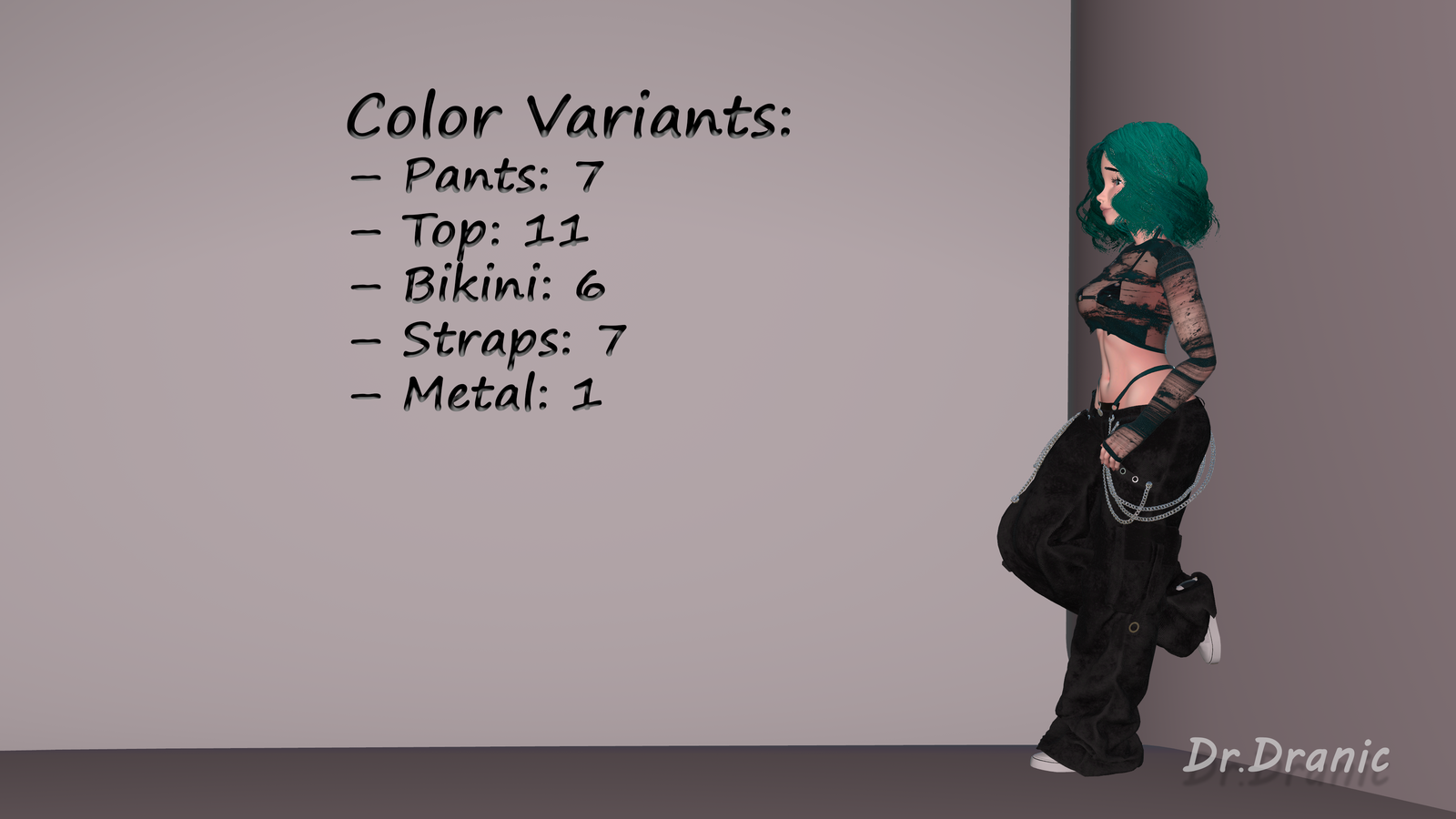 ZinPia E-Girl Outfit — VRChat Clothing Asset
