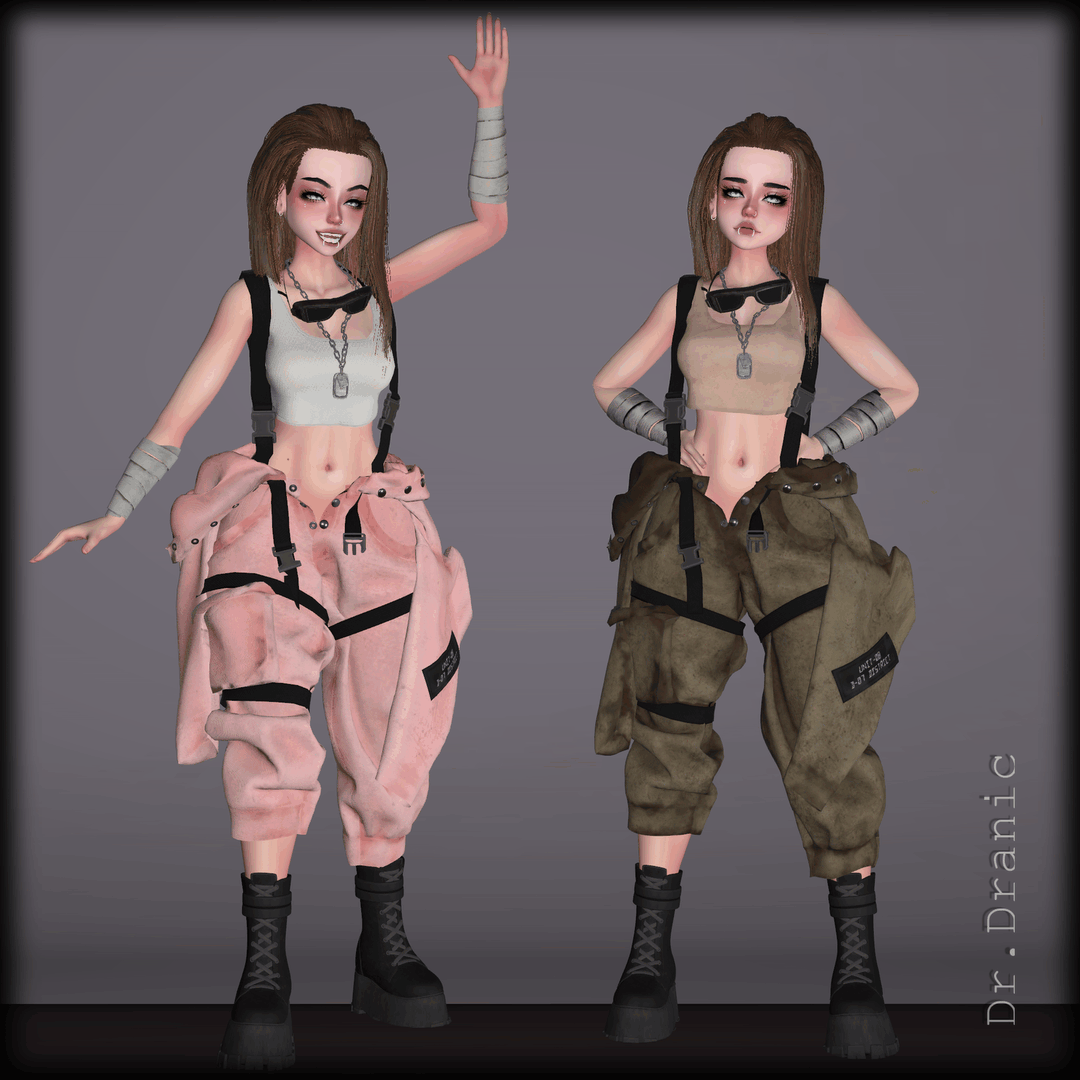 Grunge Worker Set for ZinPia E-girl