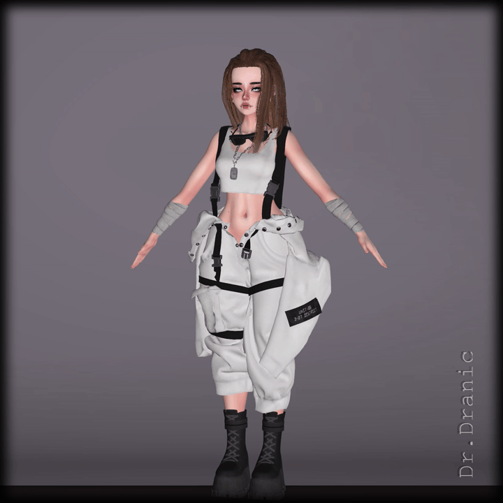 Grunge Worker Set for ZinPia E-girl