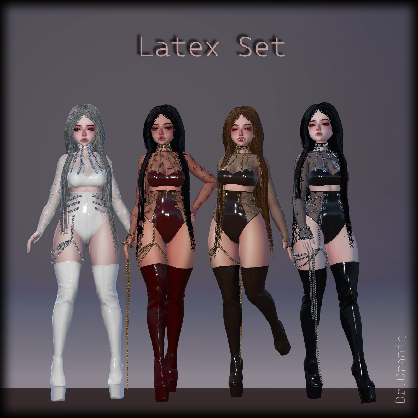 Latex Set for ZinPia E-girl