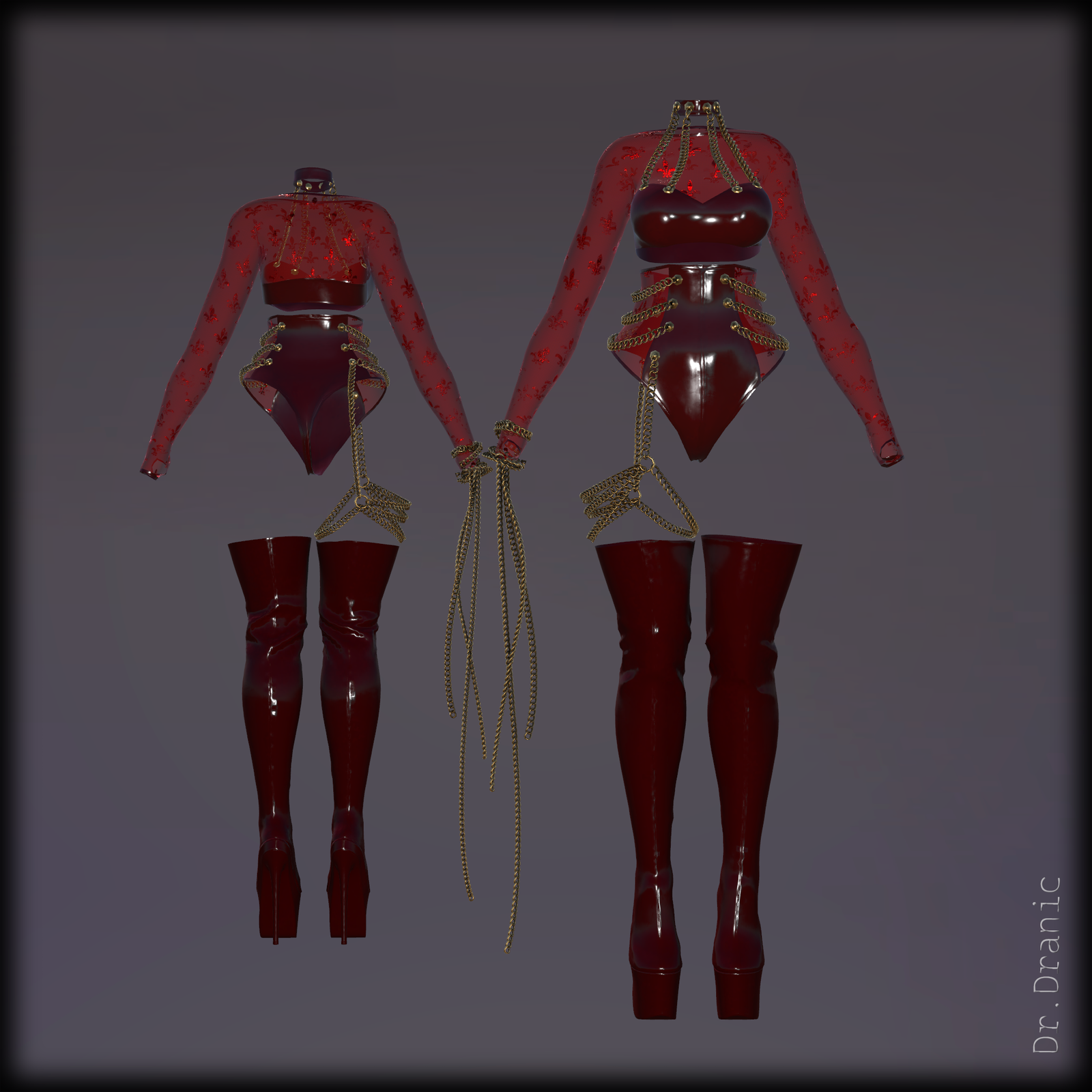 Latex Set for ZinPia E-girl