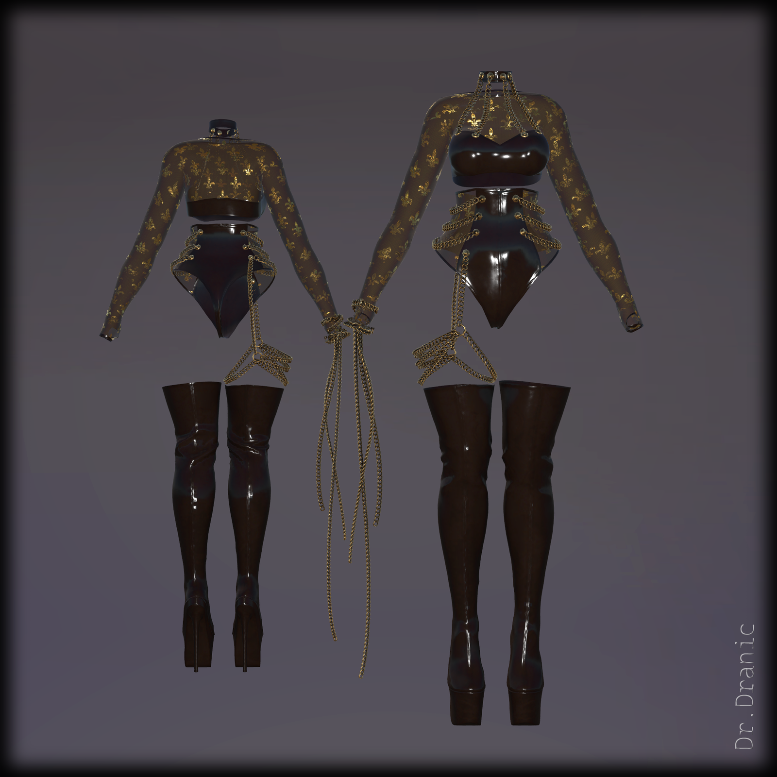 Latex Set for ZinPia E-girl