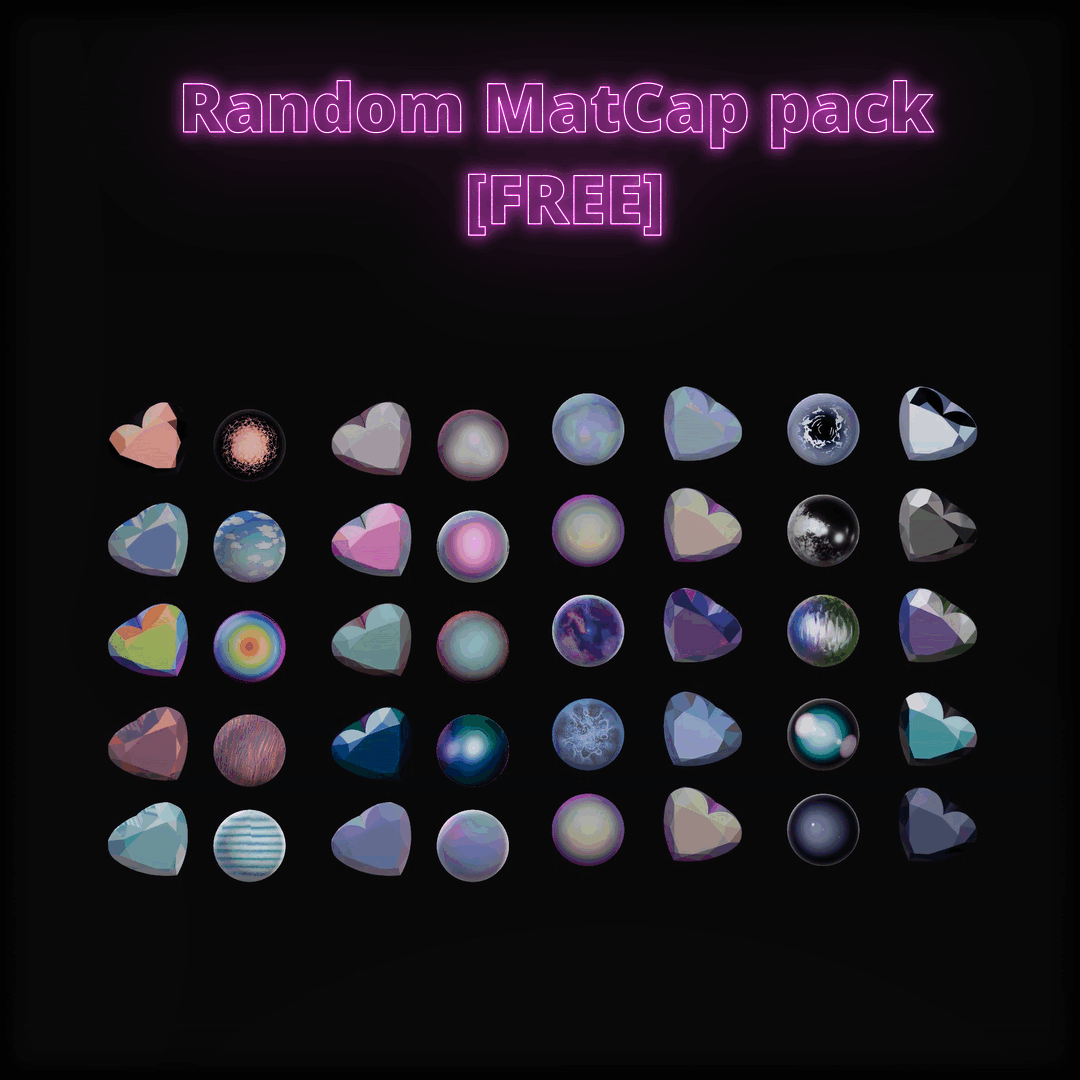 Random MatCap pack [FREE]