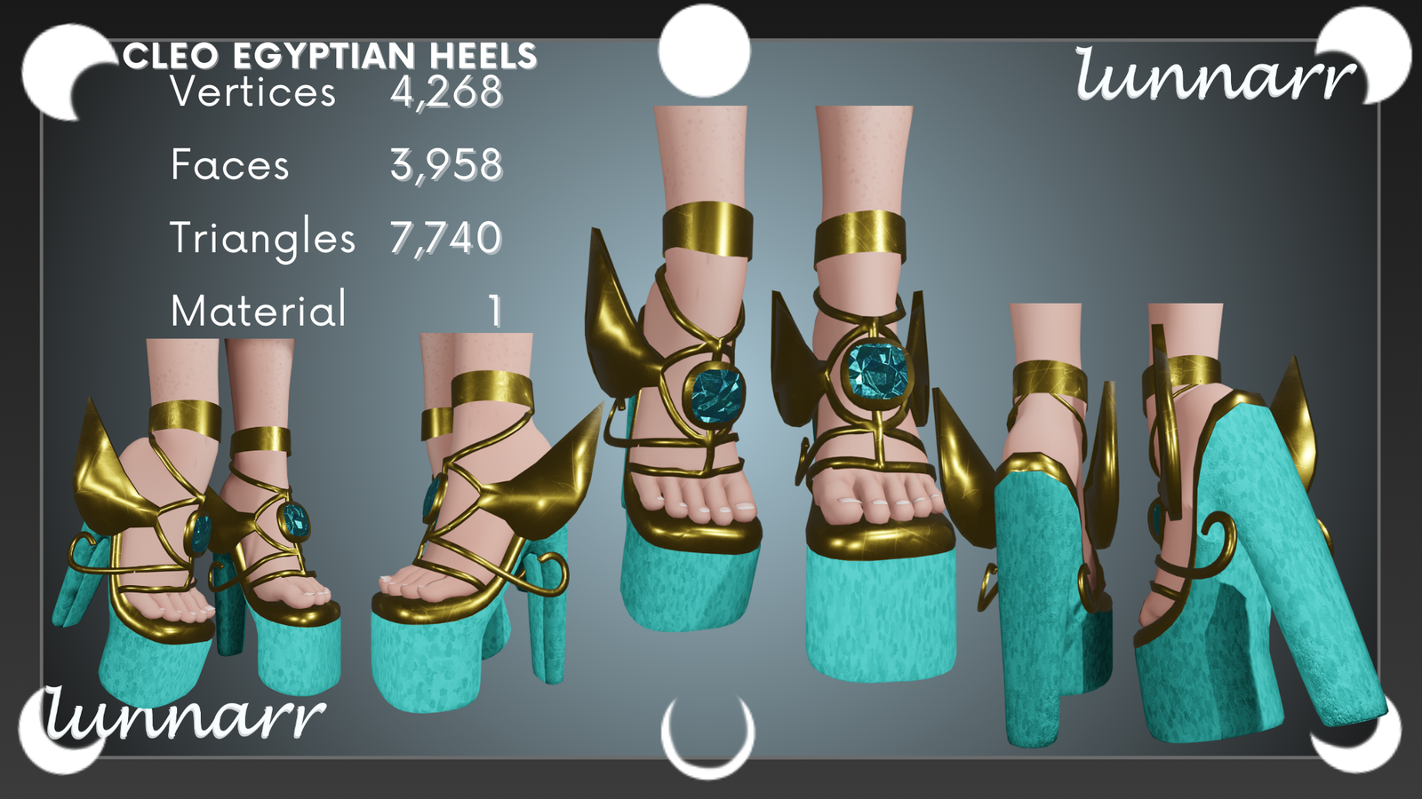Cleo Egyptian Heels