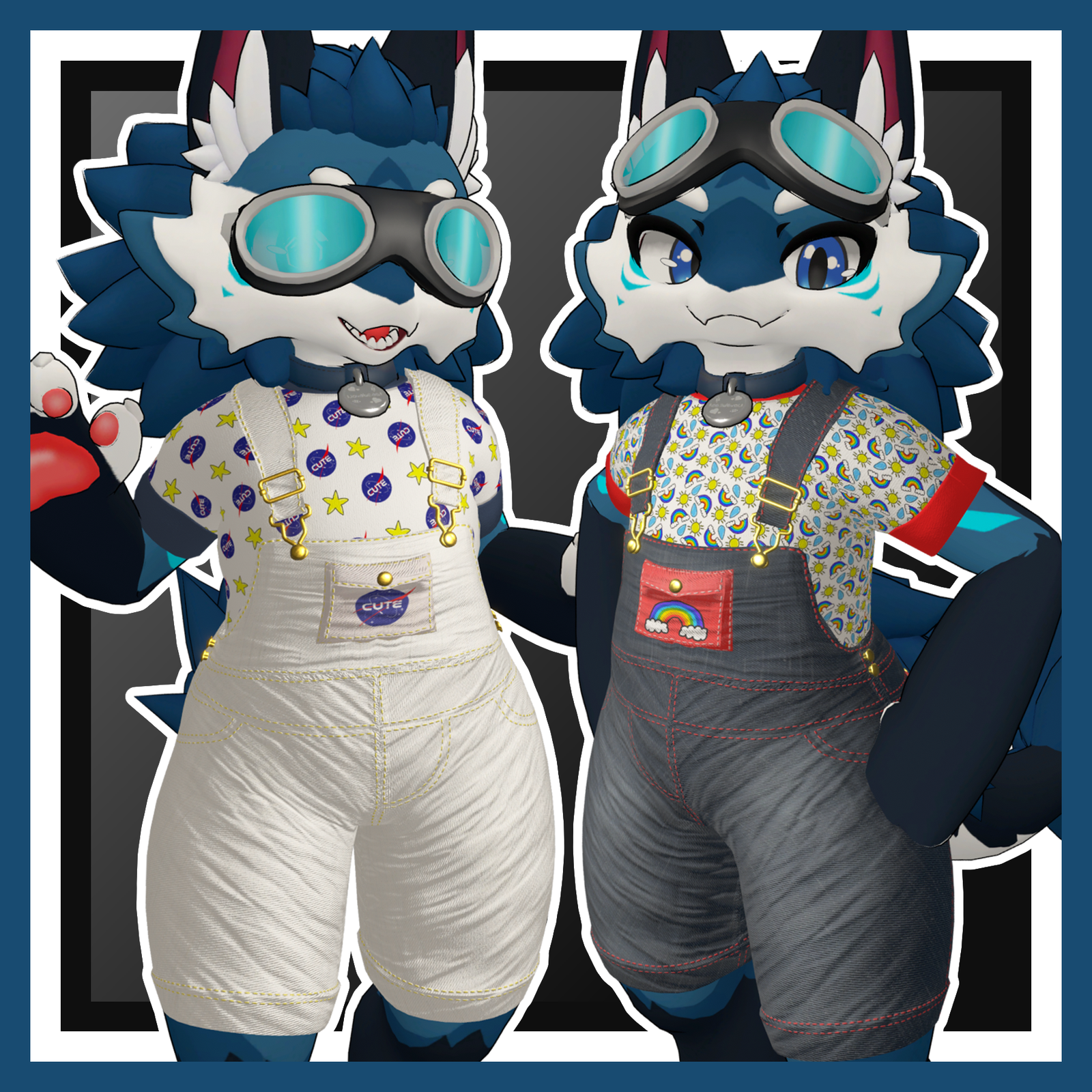 EX Chibi Novabeast Shortalls