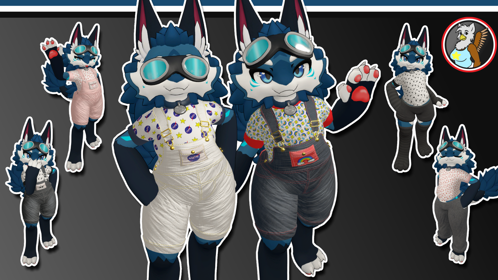 EX Chibi Novabeast Shortalls