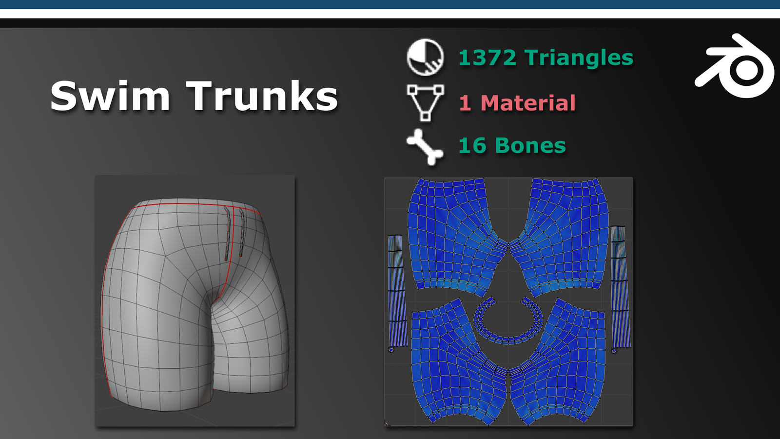 Chibi Novabeast Swim Trunks