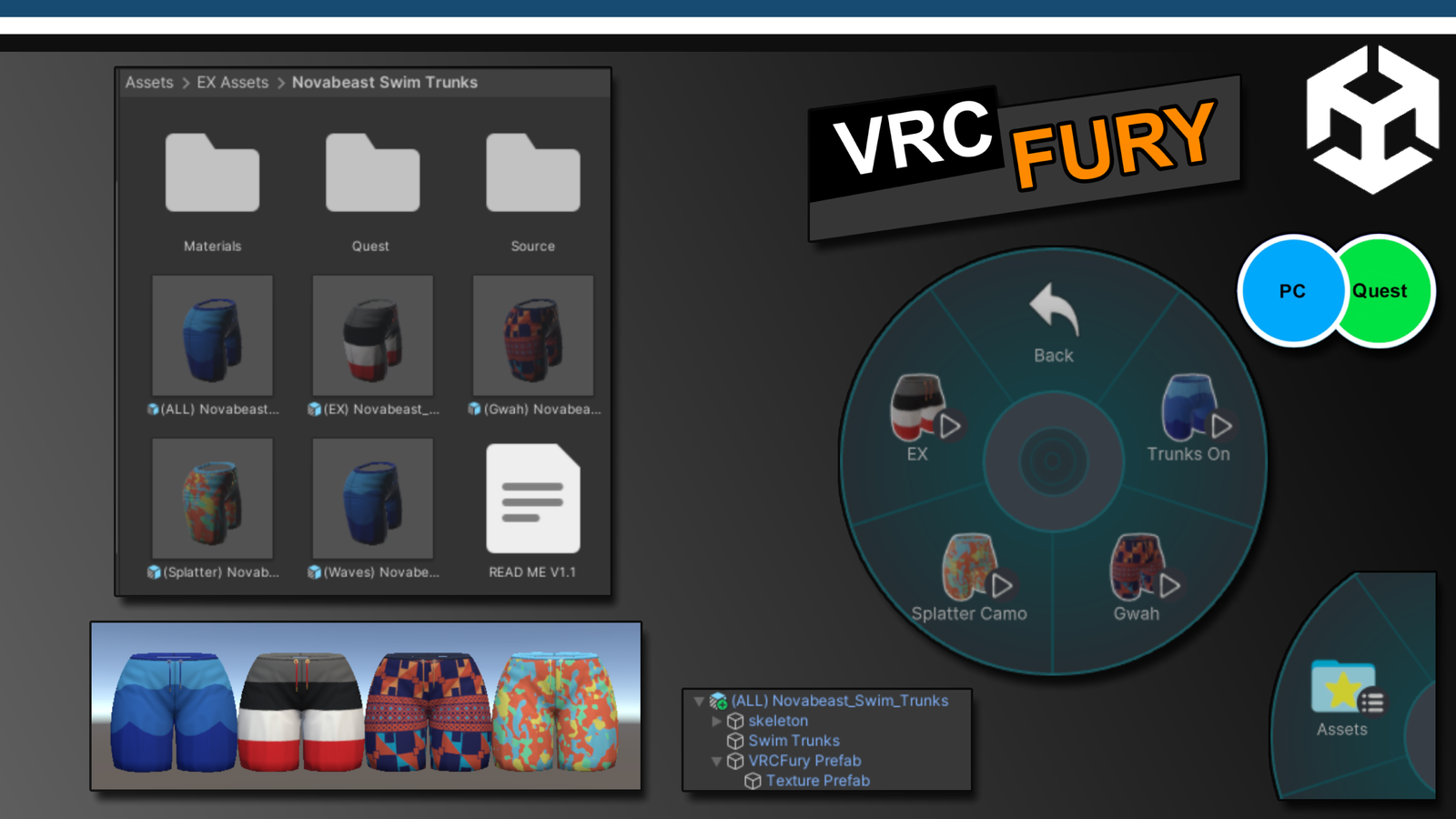 Novabeast Swim Trunks