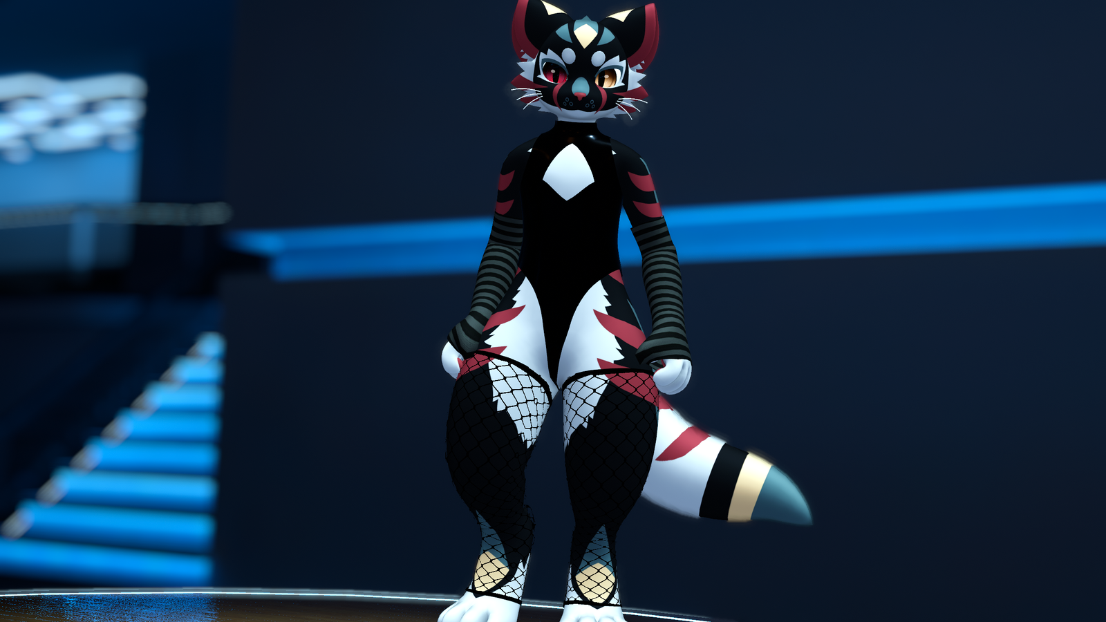 Bodysuit Mesh Dark Fit for Mayu