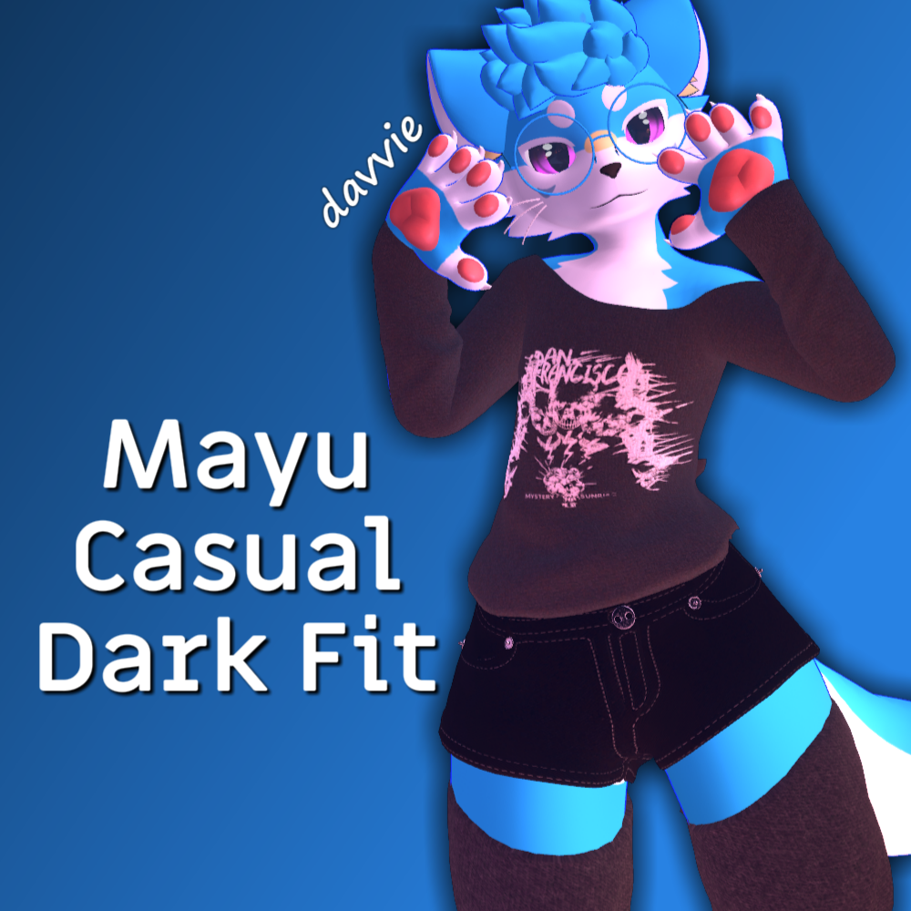  Femboy Casual Dark Fit for Mayu