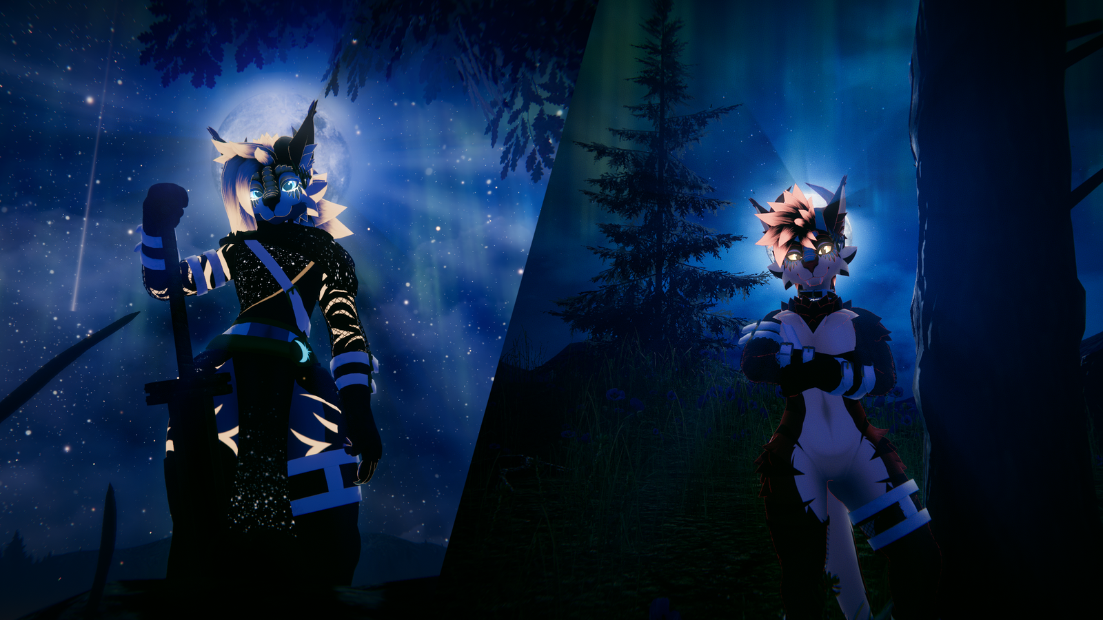 Nyxian - A Fluffy Dragon VRChat Avatar