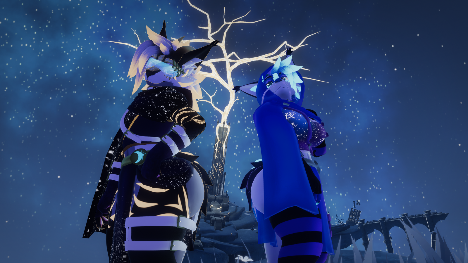 Nyxian - A Fluffy Dragon VRChat Avatar