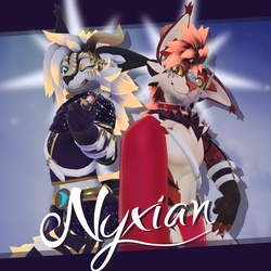 Nyxian - A Fluffy Dragon VRChat Avatar