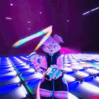 Furality-themed Dancing Ribbons