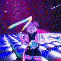 Furality-themed Dancing Ribbons