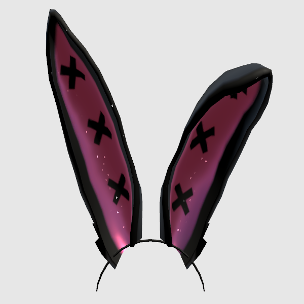 Bunny Ears (ONLY Ears) for Rexouium (VRChat)