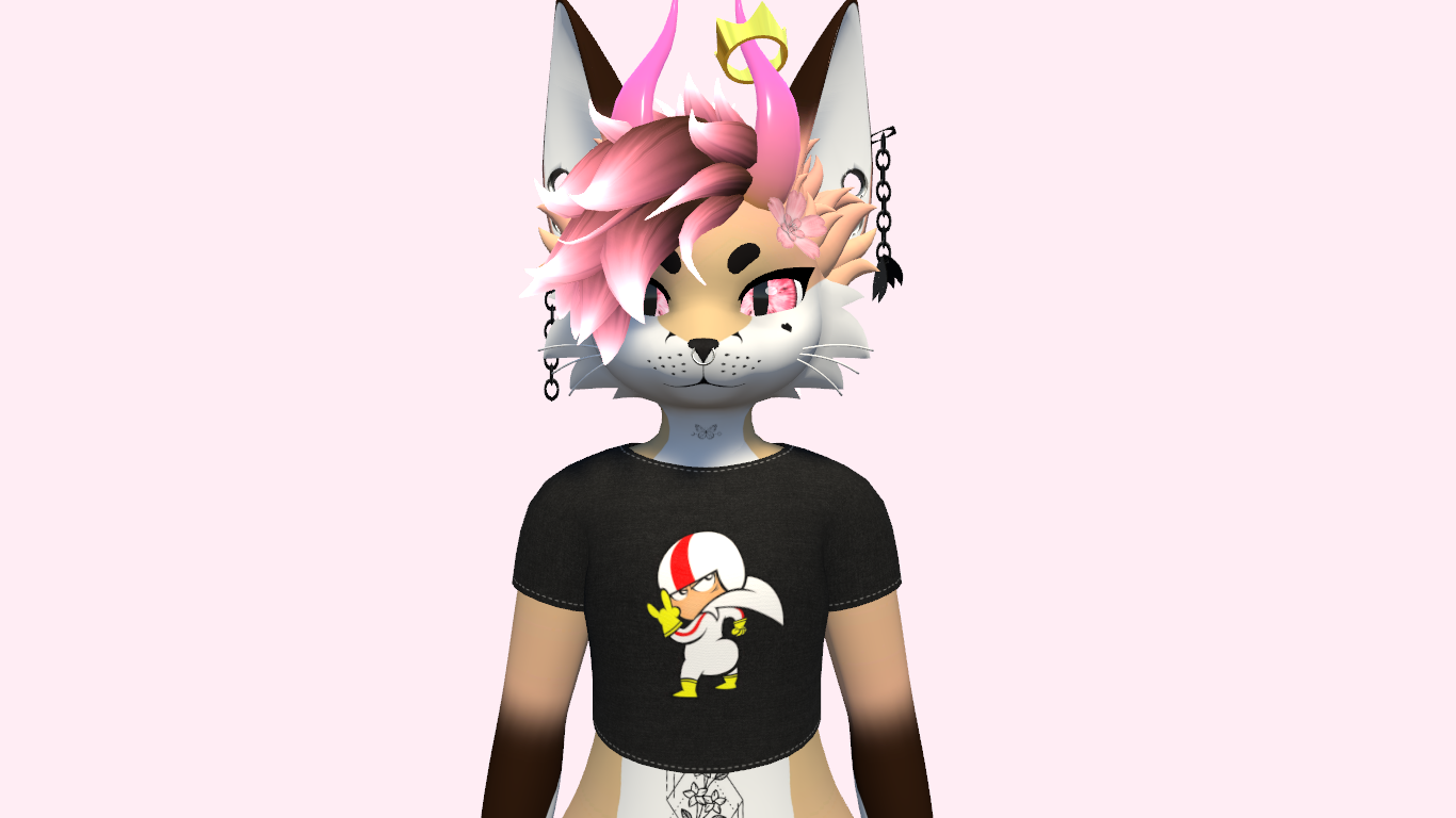 Cropped Shirt for Mayu (VRChat)