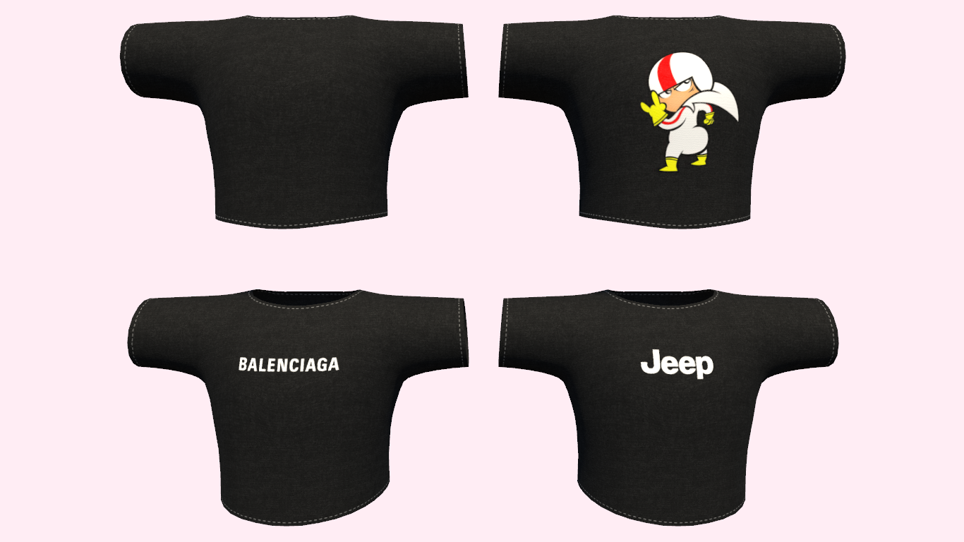 Cropped Shirt for Mayu (VRChat)