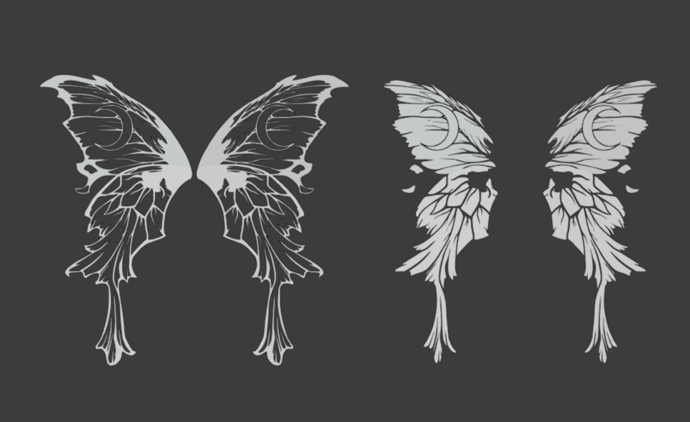 Moon Moth Wings