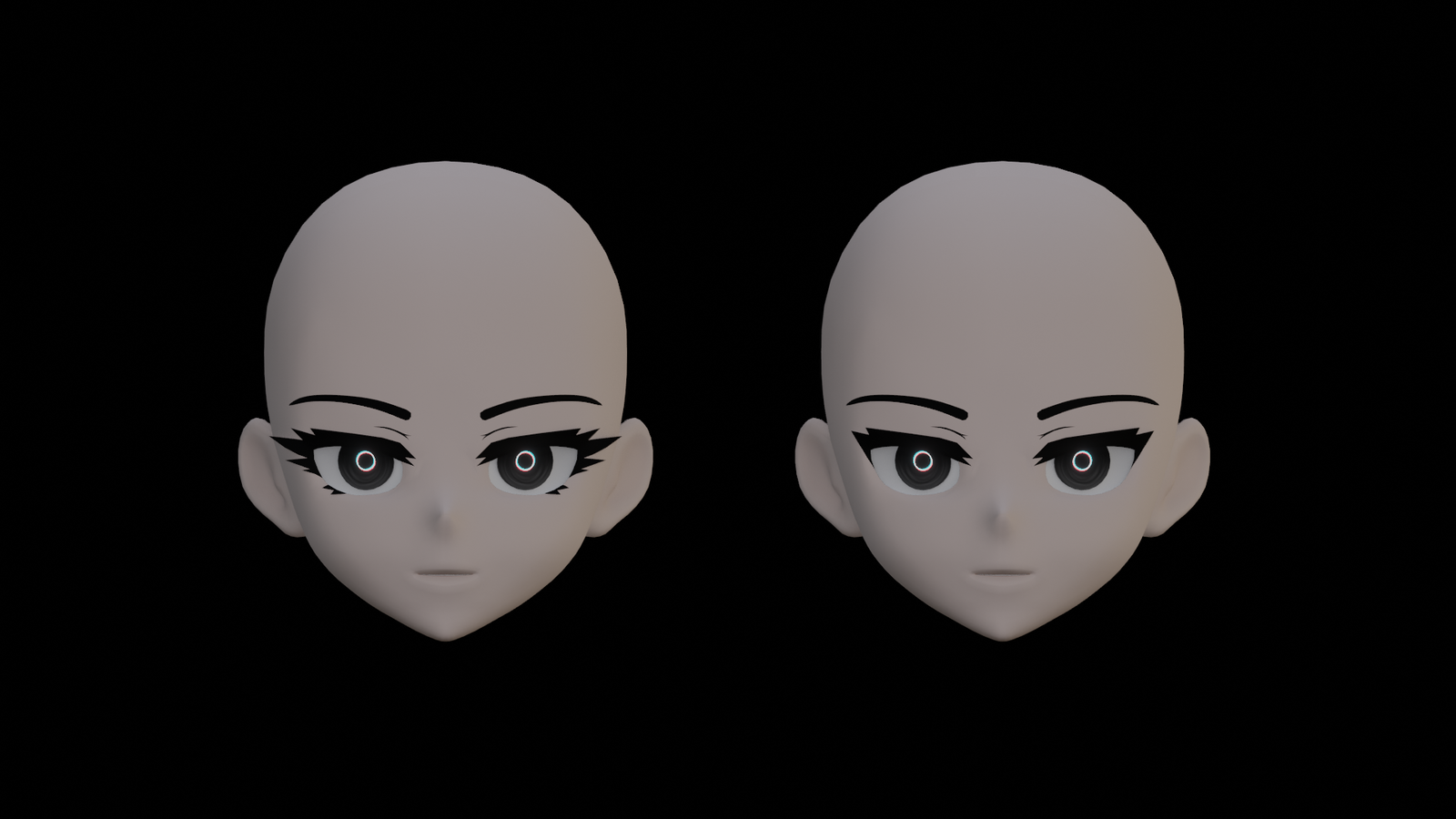 B.E's Female And Femboy Head