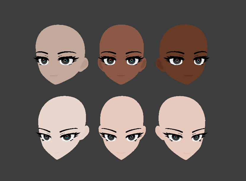 B.E's Female And Femboy Head