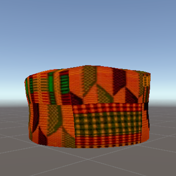 Kente Kufi Hat
