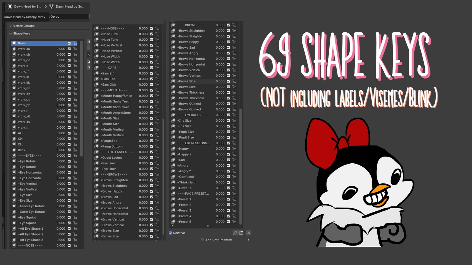 Dawn- Stylized Female Head