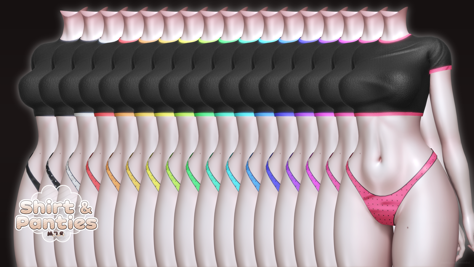 Animal Shirt & Panties | Server Freebie