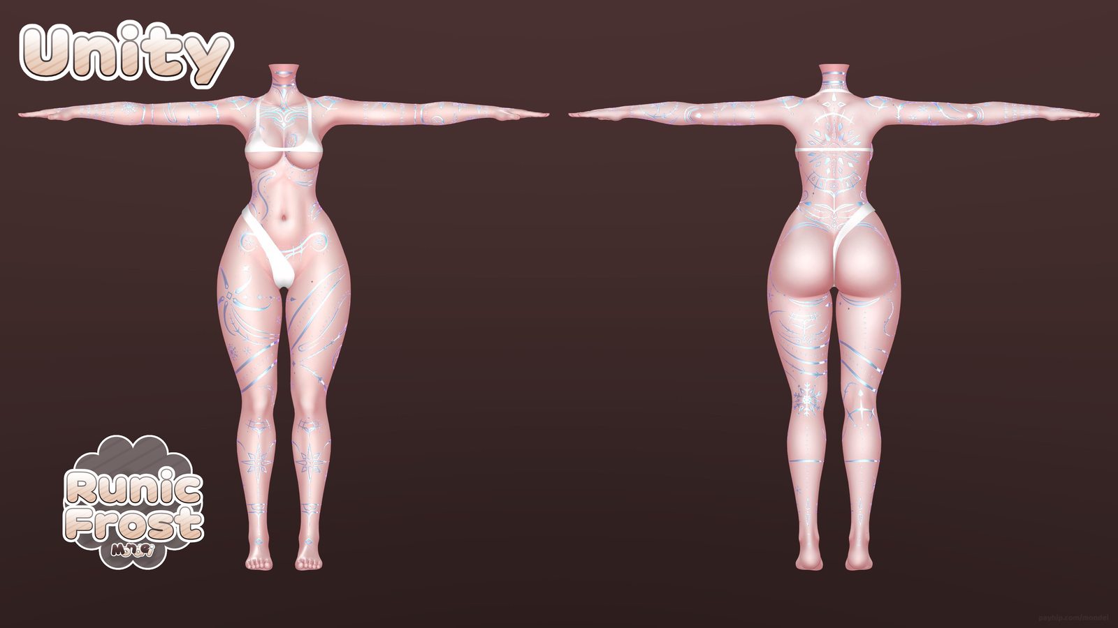 Runic Frost Tattoo Texture | EGirl Base