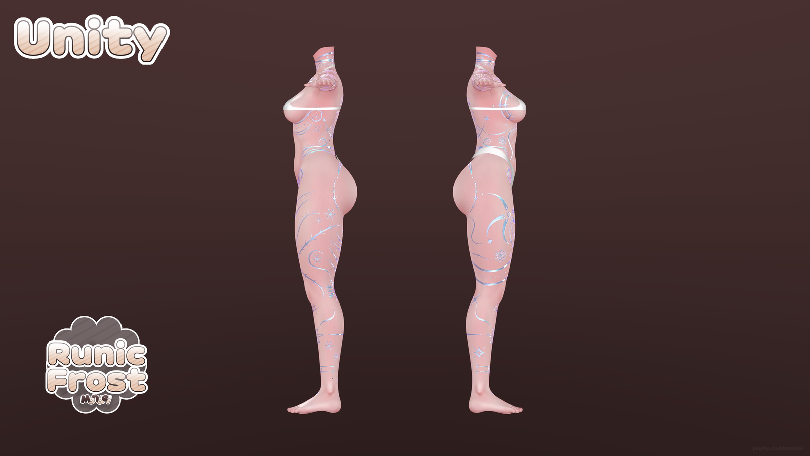 Runic Frost Tattoo Texture | EGirl Base