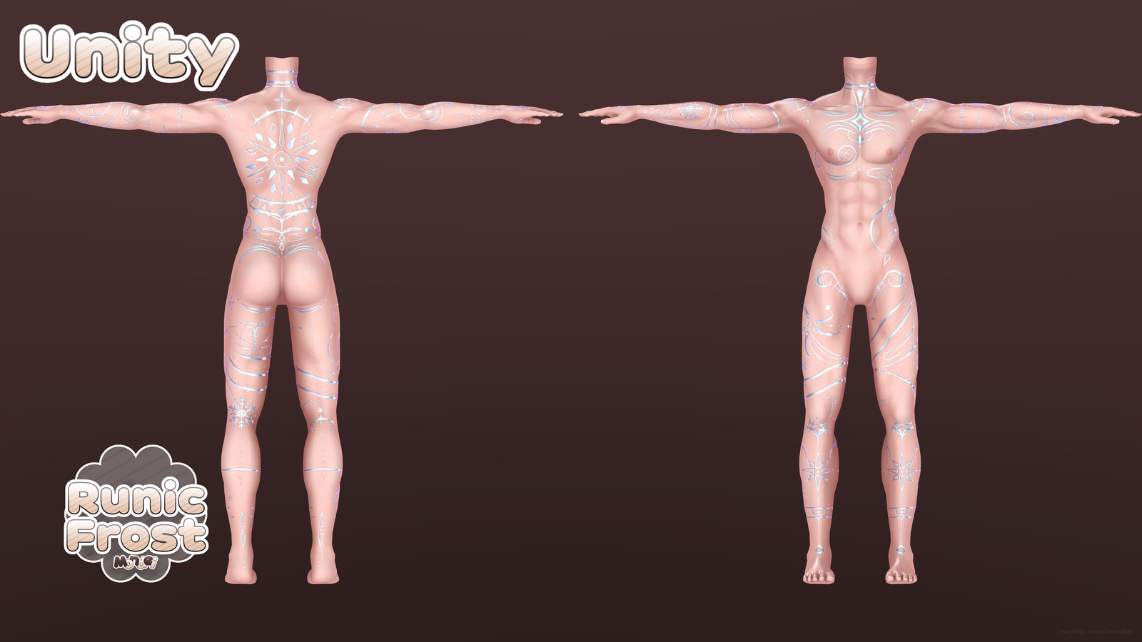 Runic Frost Tattoo Texture | Akii Base